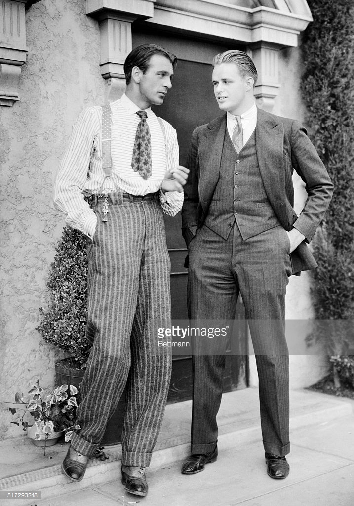 Gary Cooper and Roosevelt Jnr 1933